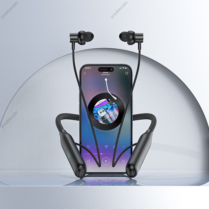 Бездротові Bluetooth навушники ACEFAST N4 neck hanging wireless earphones BT 5.3 Black